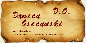 Danica Osećanski vizit kartica